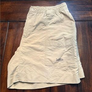 AFTCO Men's Beige Shorts Size 36